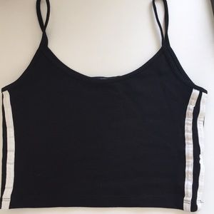 Brandy Melvile Black Tank Top